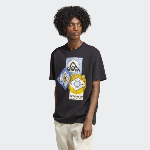 Adidas Tee Shirt Aventure Fc Noir Chaud