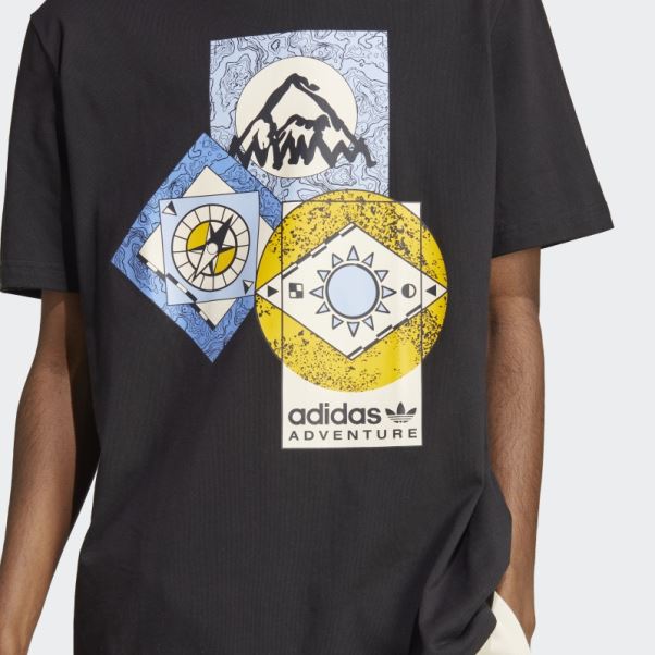 Adidas Tee Shirt Aventure Fc Noir Chaud