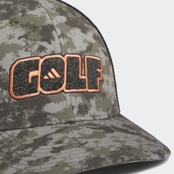 Casquette De Camionneur à Profil Bas Golf Imprimé Camouflage Adidas