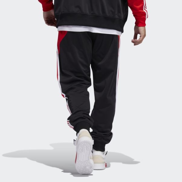 Pantalon De Survêtement Adidas Sst Bloqué Rouge
