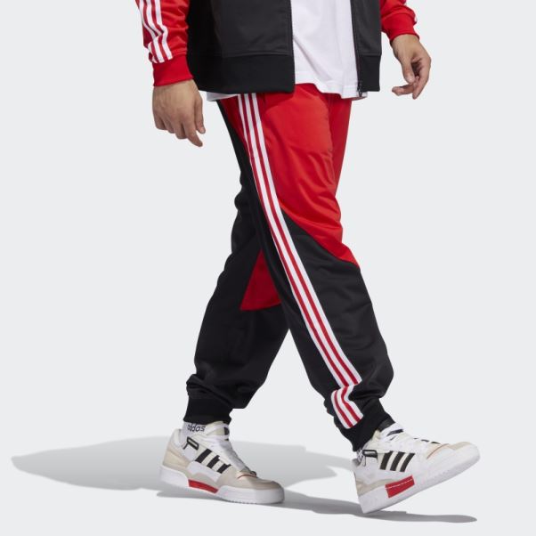 Pantalon De Survêtement Adidas Sst Bloqué Rouge