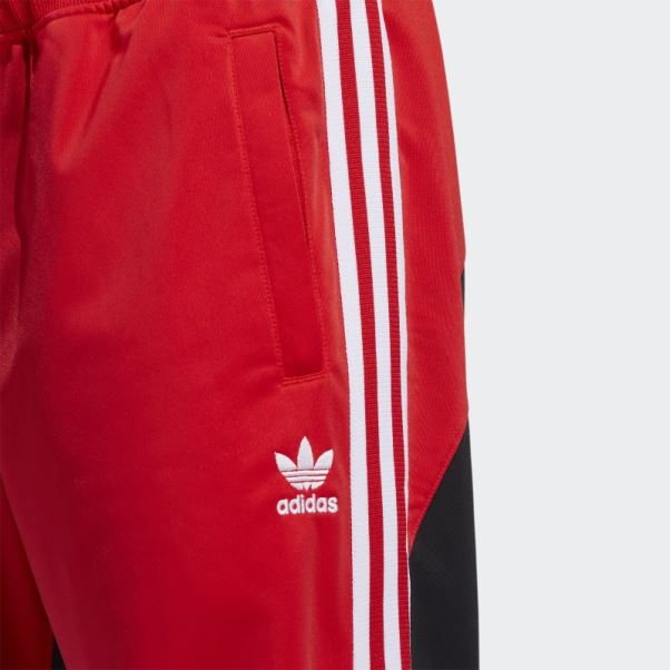 Pantalon De Survêtement Adidas Sst Bloqué Rouge