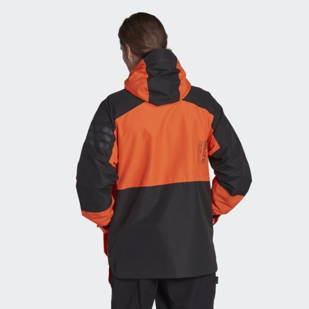 Veste De Ville Terrex Xploric Rain.rdy Adidas Orange