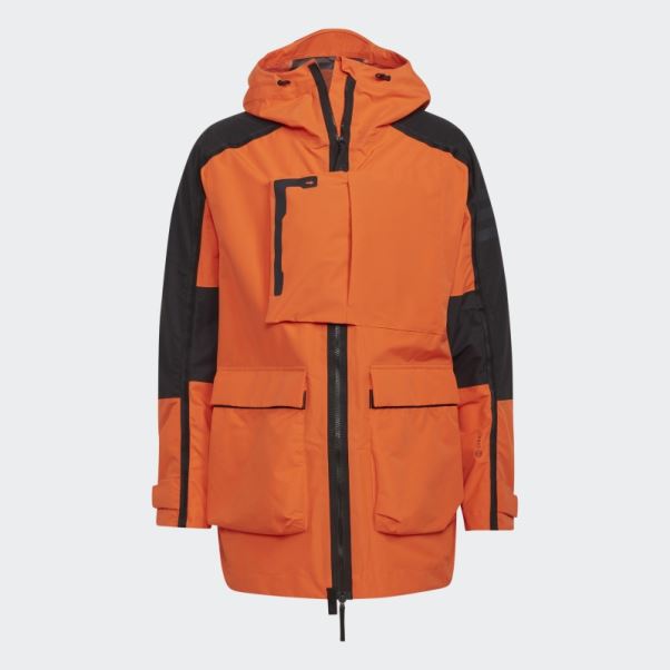 Veste De Ville Terrex Xploric Rain.rdy Adidas Orange