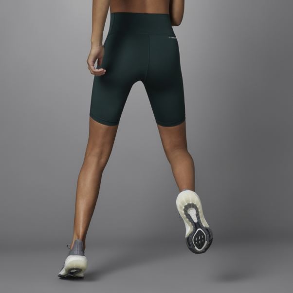 Optime Trainicons 3-stripes Bike Leggings Vert Adidas