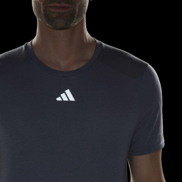 Win Trust T-shirt De Course Gris Adidas