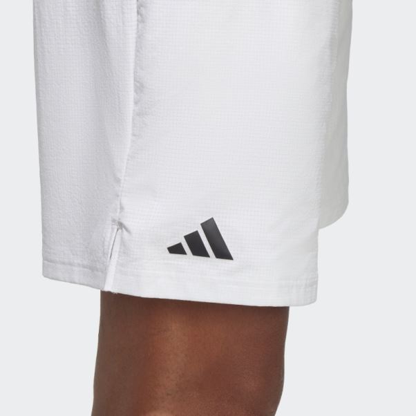 Short De Tennis Ergo Chaud Blanc Adidas
