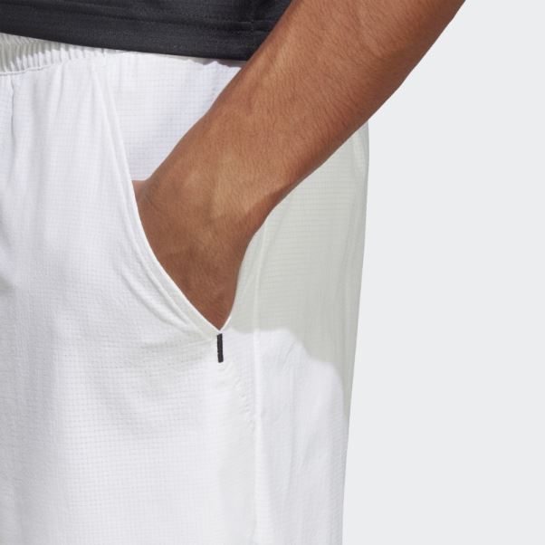 Short De Tennis Ergo Chaud Blanc Adidas