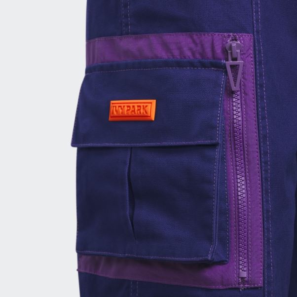 Pantalon De Jogging Cargo En Sergé Adidas Indigo