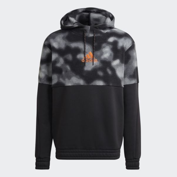 Sweat à Capuche Adidas Polaire Nature Noir