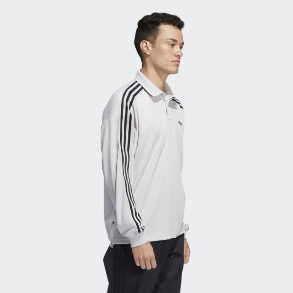 Polo Manches Longues (genre Neutre) Gris Adidas