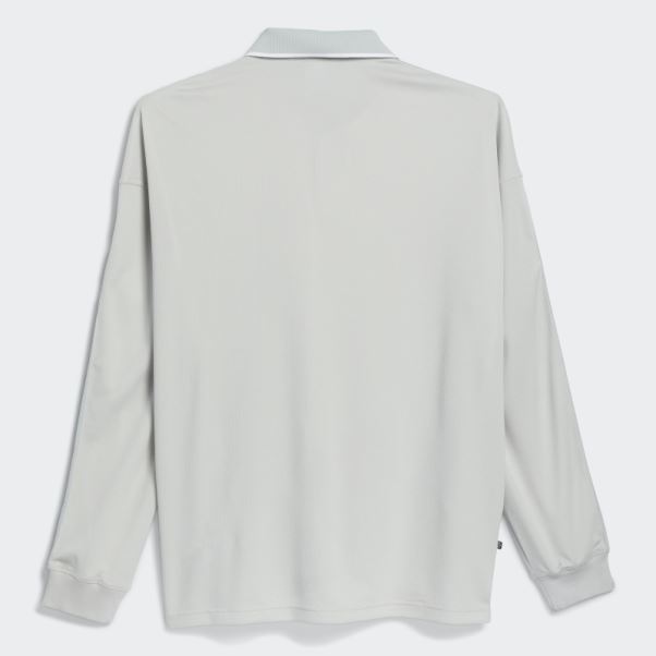 Polo Manches Longues (genre Neutre) Gris Adidas