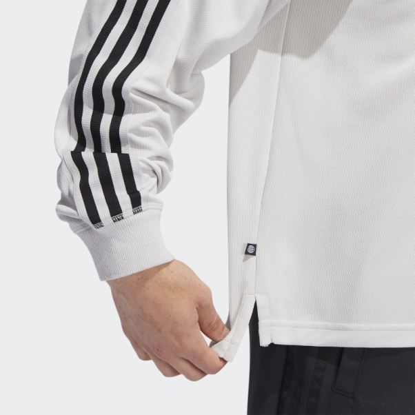 Polo Manches Longues (genre Neutre) Gris Adidas