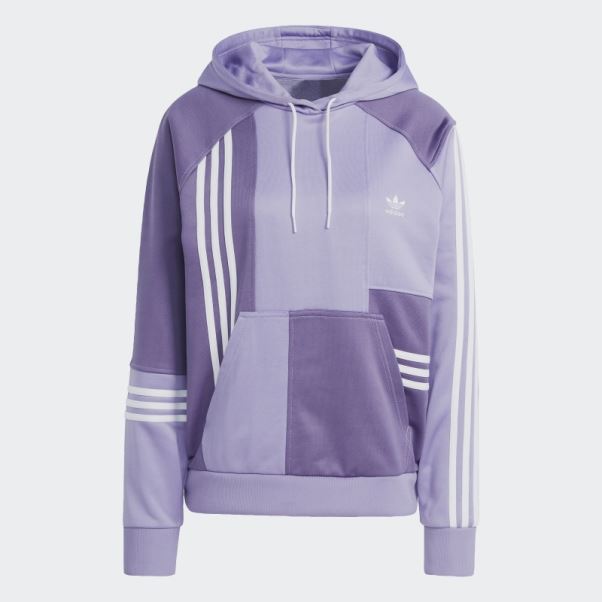 Sweat à Capuche Lilas Adidas