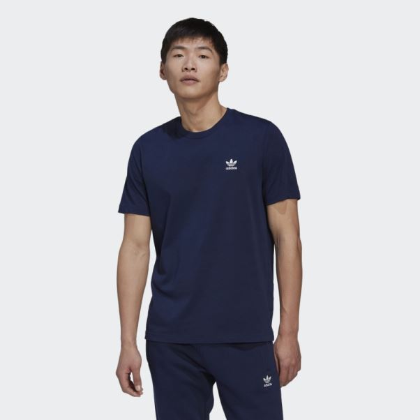 T-shirt Trèfle Adidas Night Indigo Adicolor Essentials