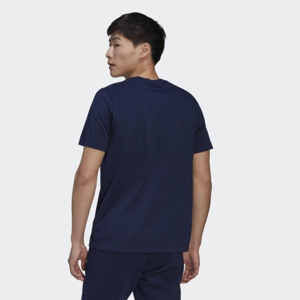 T-shirt Trèfle Adidas Night Indigo Adicolor Essentials