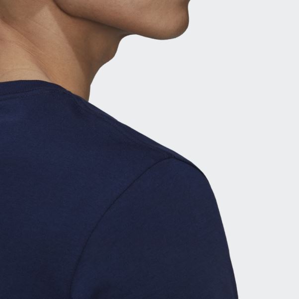 T-shirt Trèfle Adidas Night Indigo Adicolor Essentials