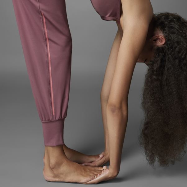 Pantalon De Yoga Adidas Authentique Balance Bordeaux