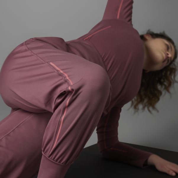 Pantalon De Yoga Adidas Authentique Balance Bordeaux