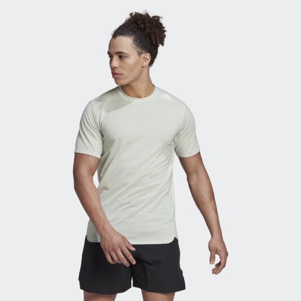 Adidas T-shirt Conçu Pour L'entraînement Vert