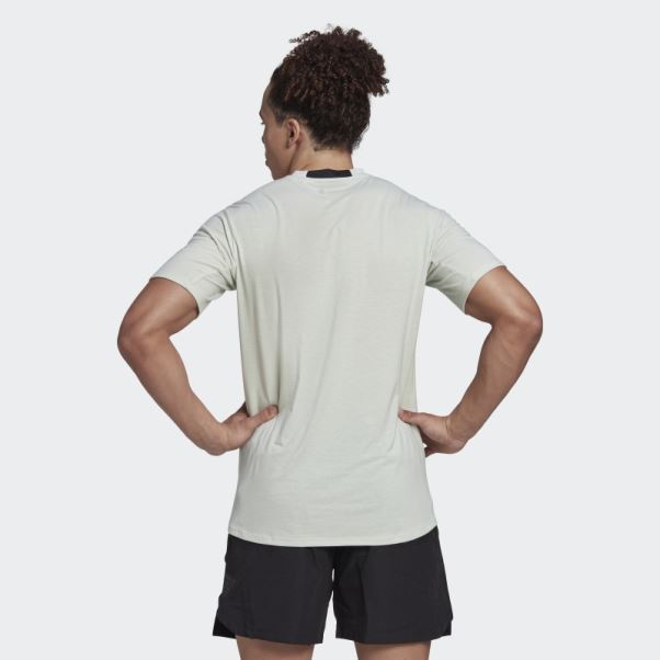 Adidas T-shirt Conçu Pour L'entraînement Vert