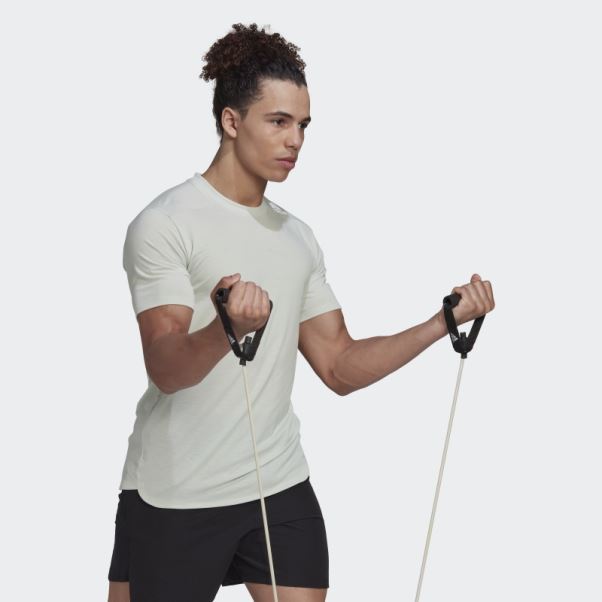 Adidas T-shirt Conçu Pour L'entraînement Vert