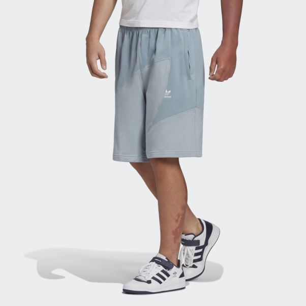 Short Interlock Adicolor Adidas Gris