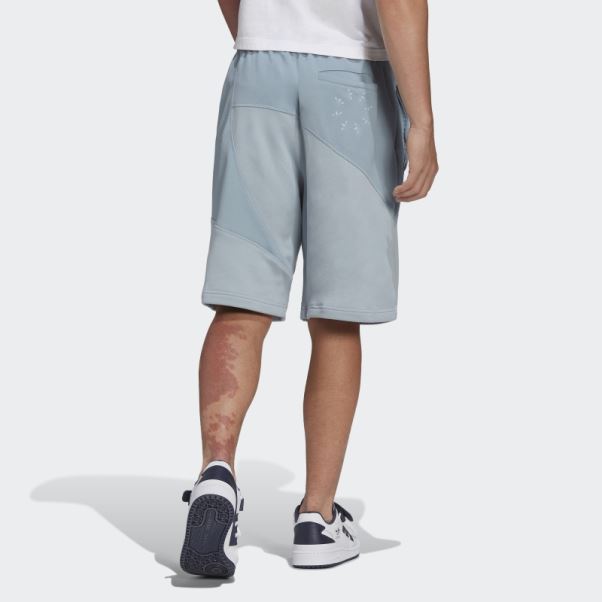 Short Interlock Adicolor Adidas Gris