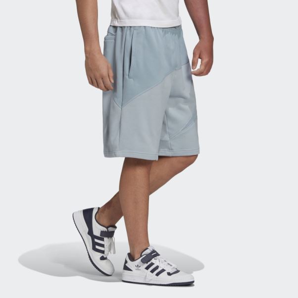 Short Interlock Adicolor Adidas Gris