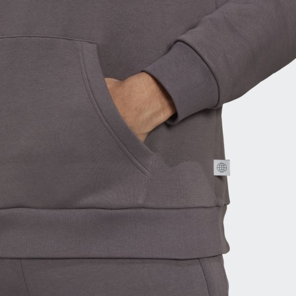 Sweat à Capuche Adidas Future Icons En Molleton Brodé Avec écusson De Sport Gris Trace