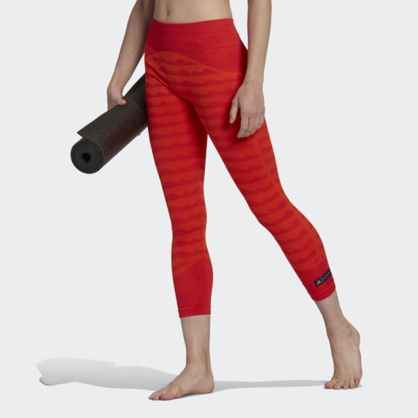 Legging Marimekko Aeroknit 7/8 Orange Adidas