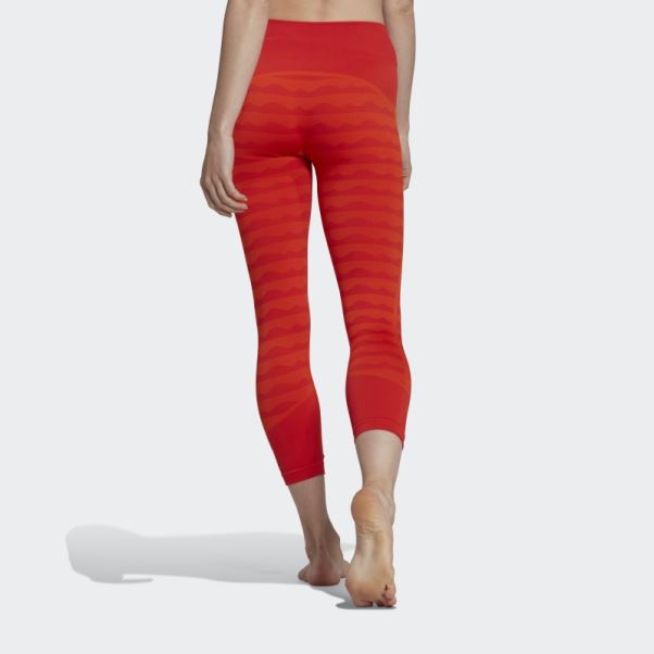 Legging Marimekko Aeroknit 7/8 Orange Adidas