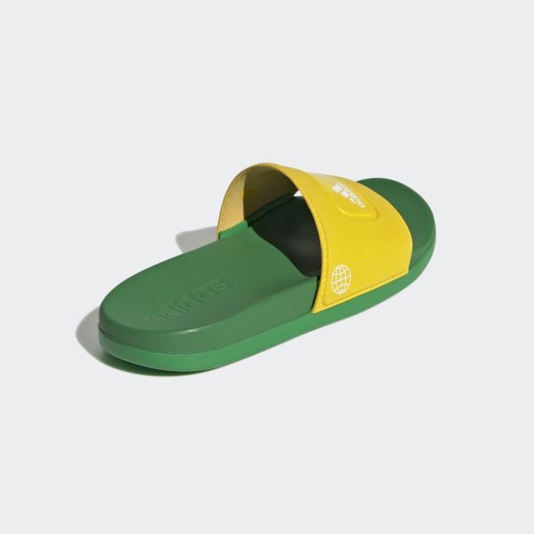 Adidas Adilette Eqt Jaune Confort X Lego Slides Mode