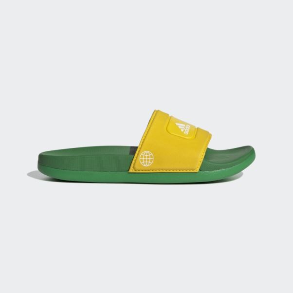 Eqt Jaune Adidas Adilette Confort X Lego Slides Chaud