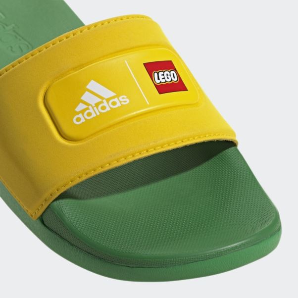 Eqt Jaune Adidas Adilette Confort X Lego Slides Chaud