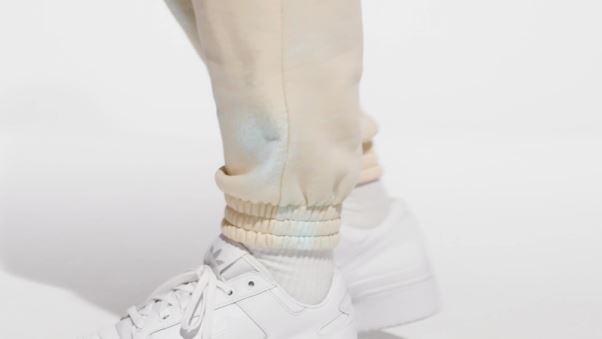 Pantalon De Jogging Bleu Imprimé à Revers Adidas