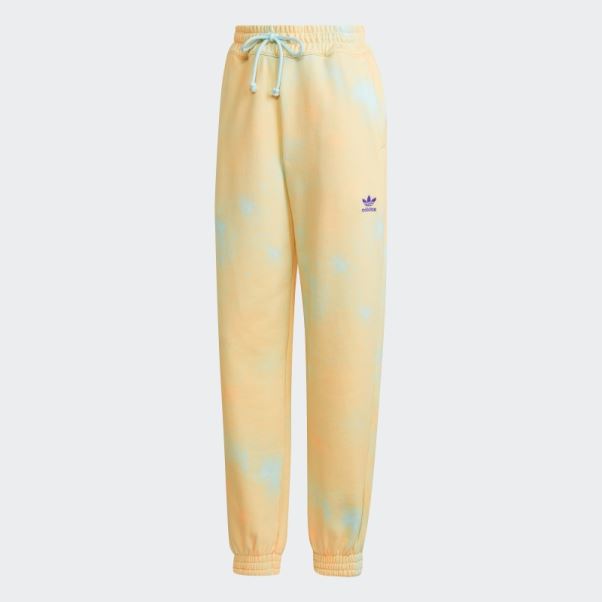 Pantalon De Jogging Bleu Imprimé à Revers Adidas