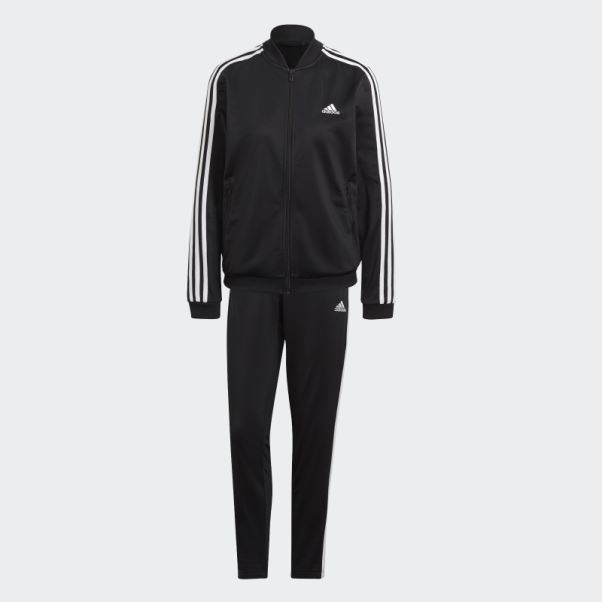 Survêtement Adidas Essentials 3 Bandes Noir