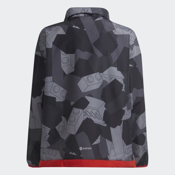 Coupe-vent Demi-zip Adidas X Classic Lego Gris Fashion