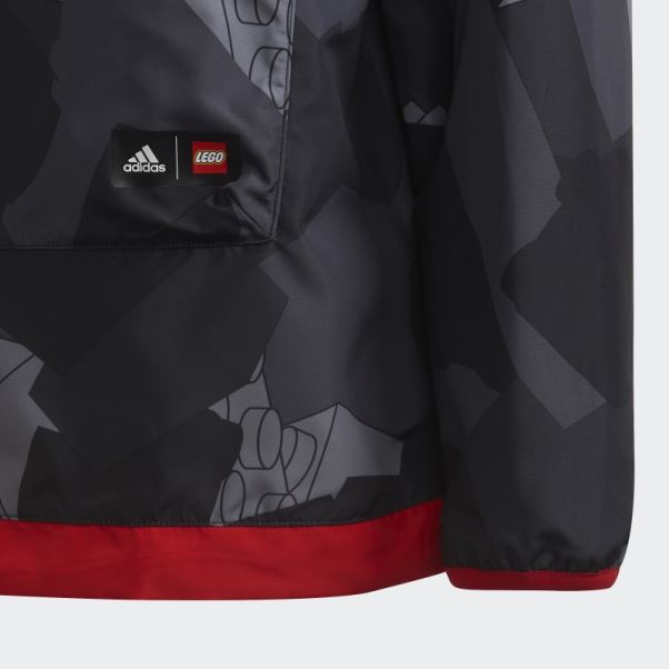 Coupe-vent Demi-zip Adidas X Classic Lego Gris Fashion