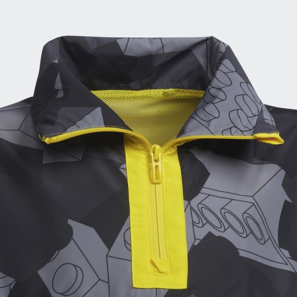 Coupe-vent Demi-zip Adidas X Classic Lego Gris Fashion
