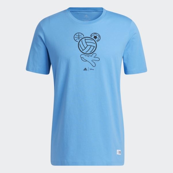 T-shirt Sport Adidas Disney Bleu