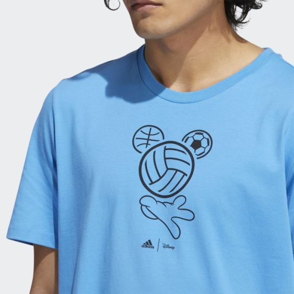 T-shirt Sport Adidas Disney Bleu