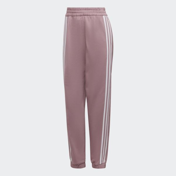 Adidas Adicolor Classics - Pantalon De Jogging Tissé à Revers Tissé Mauve