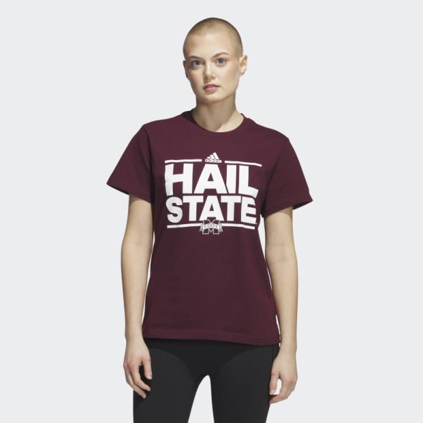 T-shirt à Manches Courtes Adidas Playmaker Bordeaux