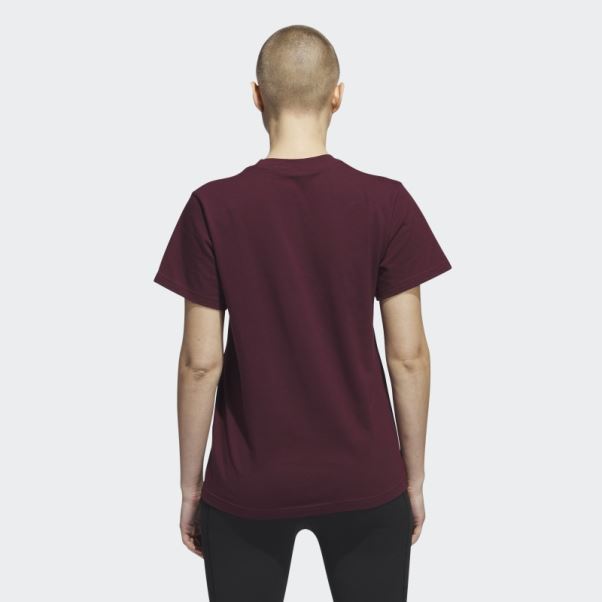 T-shirt à Manches Courtes Adidas Playmaker Bordeaux