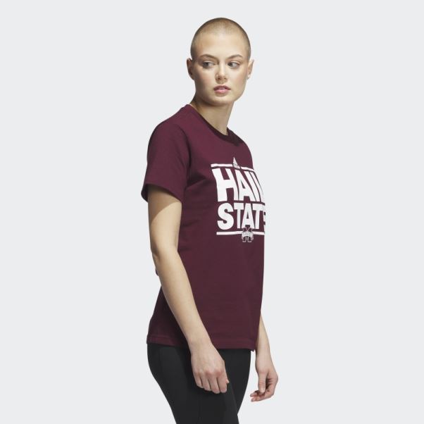 T-shirt à Manches Courtes Adidas Playmaker Bordeaux