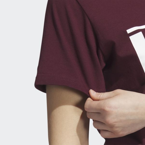 T-shirt à Manches Courtes Adidas Playmaker Bordeaux