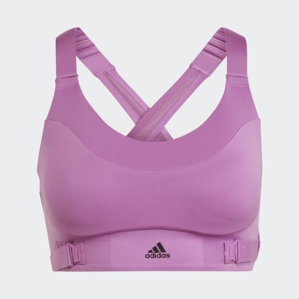 Soutien-gorge à Maintien élevé Fastimpact Luxe Run Lilas Adidas