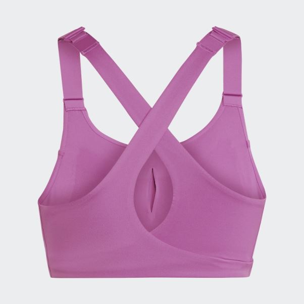 Soutien-gorge à Maintien élevé Fastimpact Luxe Run Lilas Adidas